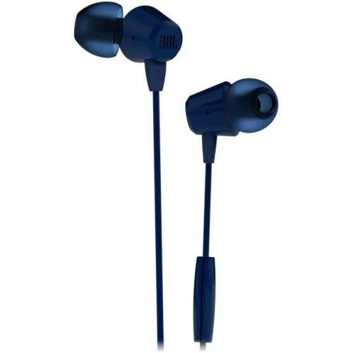 Навушники з мікрофоном (гарнітура), JBL C50 HI (JBLC50HIBLU) Blue