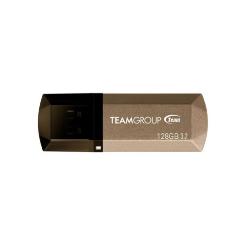 USB флеш  128Gb Team C155 Golden  3.0 (TC1553128GD01) метал,