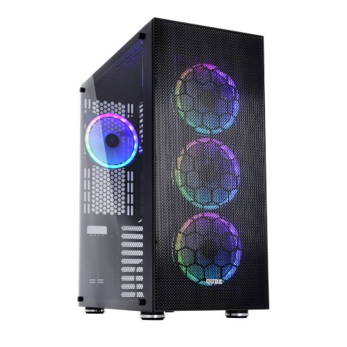 Корпус без БЖ Qube Titan ARGB Black (TITAN_AJ88ARGB)
