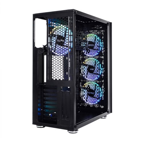 Корпус без БЖ Qube Titan ARGB Black (TITAN_AJ88ARGB)