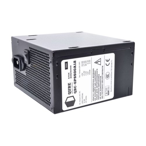 Блок живлення Qube 550W 80+ (QBC-GPS500A12) 550Вт