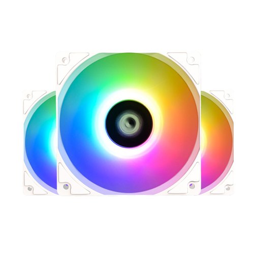 Набір кулерів ID-Cooling XF-12025-ARGB-TRIO-SNOW