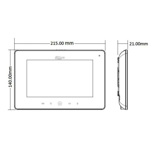 Відеодомофон Dahua DHI-VTH5221DW-S2