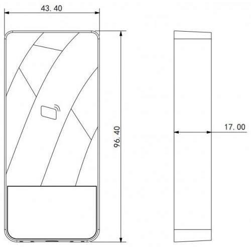 Зчитувач Dahua DHI-ASR1200E