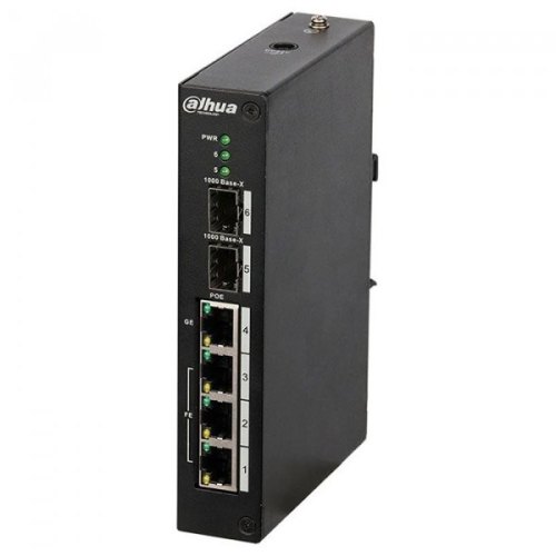 Комутатор Dahua DH-PFS4206-4P-96 PoE
