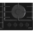 Варильна поверхня Gorenje газова на склі, 60см, чавун, чорний