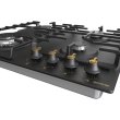 Варильна поверхня Gorenje газова, 60см, чавун, чорний