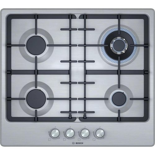 Варильна поверхня Bosch  газова, 60см, чавун, нерж