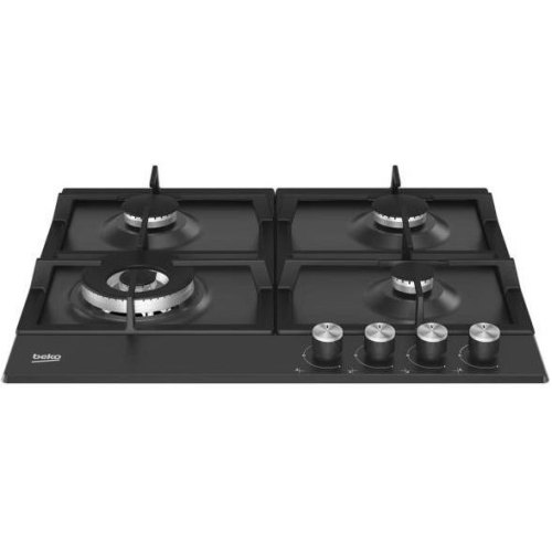 Варильна поверхня Beko газова, 60см, чавун, чорний