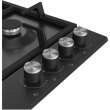 Варильна поверхня Beko газова, 60см, чавун, чорний