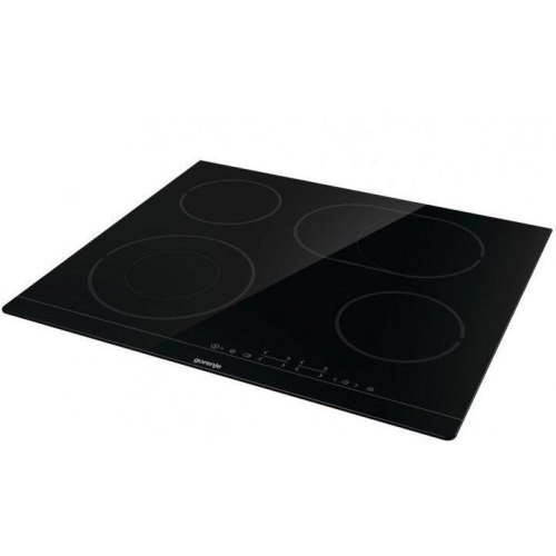 Варильна поверхня Gorenje електрична, 60см, розширена зона, чорний