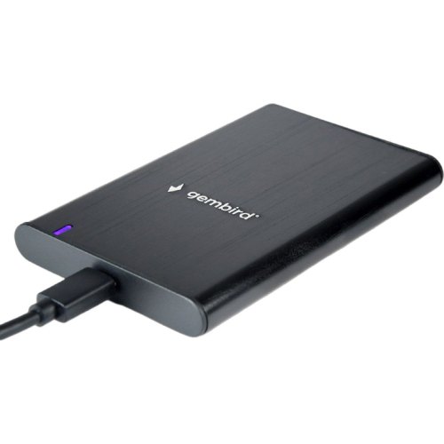 Зовнішня кишеня 2.5 Gembird EE2-U3S-6 , USB3.1, чорна, алюміній