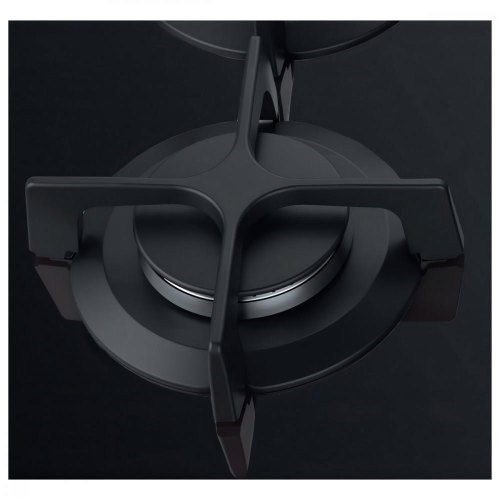 Варильна поверхня Whirlpool газова на склі, 60см, чавун, чорний