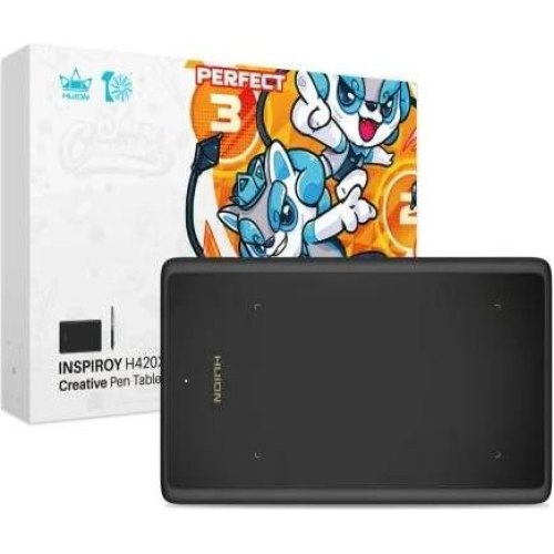 Графічний планшет Huion Inspiroy H420X + рукавичка