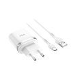 МЗП HOCO C12Q Smart QC3.0 (1USB/3A) + Type-C (White)
