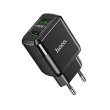 МЗП HOCO N6 QC3.0 (2USB/3A) + USB - MicroUSB (Black)