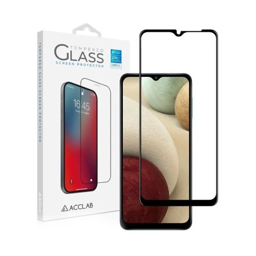 Захисне скло ACCLAB Full Glue для Samsung A12/М12  black