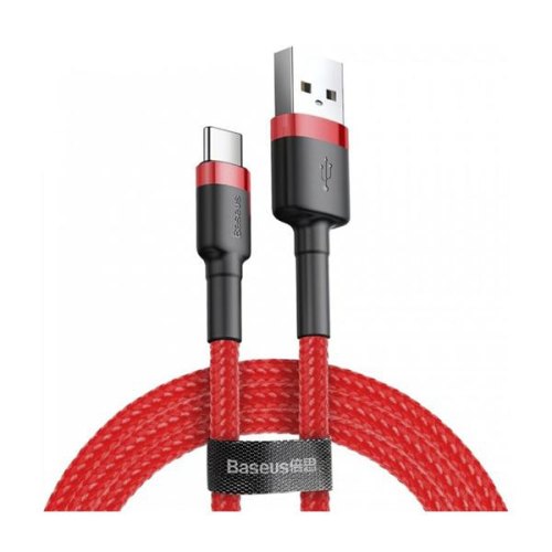 Кабель Baseus Cafule Cable USB For Type-C 2A 3.0M Red/Red