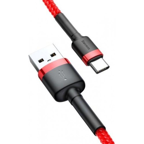 Кабель Baseus Cafule Cable USB For Type-C 2A 3.0M Red/Red