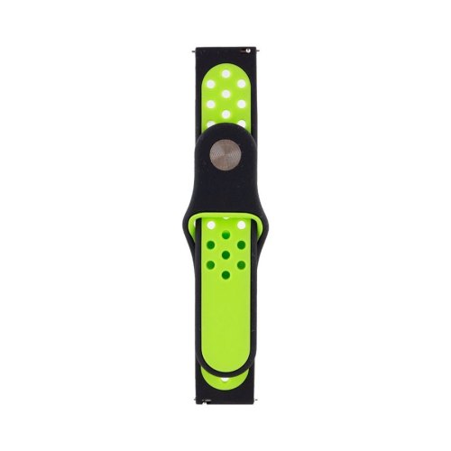 Браслет Sport Nike+ для Xiaomi Amazfit/Samsung 20 mm (black/green)