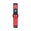 Браслет Sport Nike+ для Xiaomi Amazfit/Samsung 20 mm (black/red)