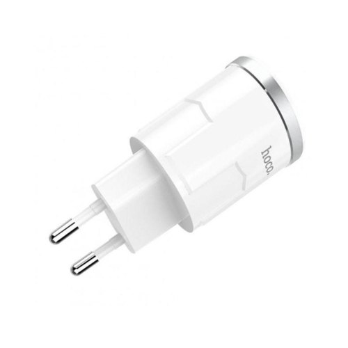 Мережевий зарядний пристрій HOCO C37A Lightning White