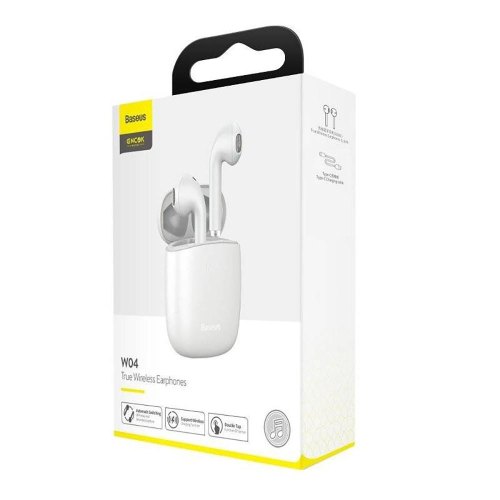 Навушники Baseus Encok True Wireless Earphones W04, White