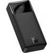 Зовнішній акумулятор Powerbank Baseus Bipow Digital Display 30000mAh 15W, Black