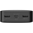 Зовнішній акумулятор Powerbank Baseus Bipow Digital Display 30000mAh 15W, Black