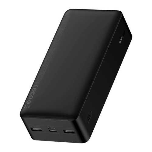 Зовнішній акумулятор Powerbank Baseus Bipow Digital Display 30000mAh 15W, Black