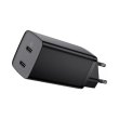 Мережевий зарядний пристрій Baseus GaN2 Lite Quick Charger 65W (2 Type-C) Black