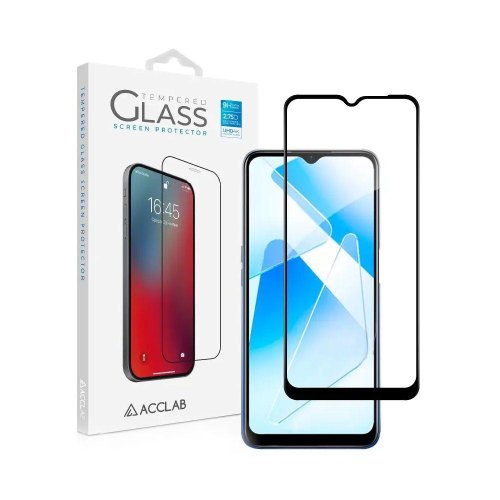 Захисне скло ACCLAB Full Glue для Oppo A55 black