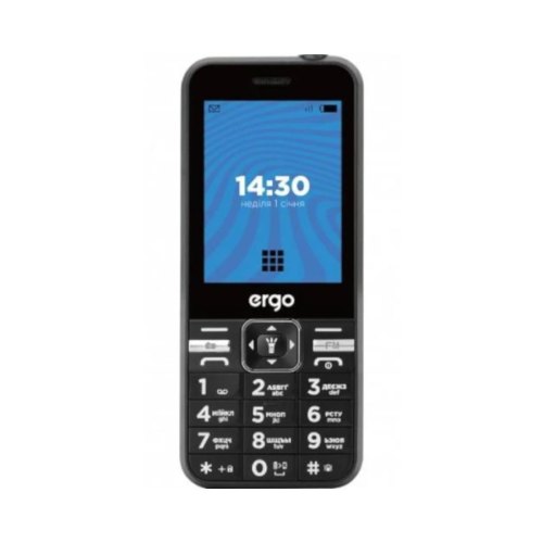 Мобільний телефон ERGO E281 Dual Sim Black