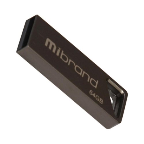 USB флеш Mibrand USB 2.0 Stingray 64Gb Grey