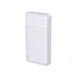Зовнішній акумулятор PowerBank Remax 30000mAh RPP-167, White