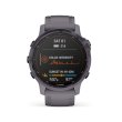 Смарт годинник Garmin Fenix 6S Pro Solar Edition Amethyst Steel with Shale Gray Band (010-02409-15)