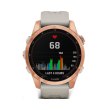 Смарт годинник Garmin Fenix 7S Solar Rose Gold with Light Sand Band (010-02539-11)