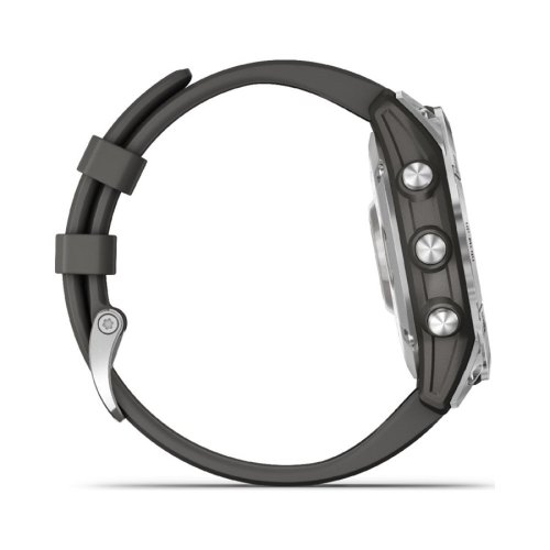 Смарт годинник Garmin Fenix 7 Silver with Graphite Band (010-02540-01)