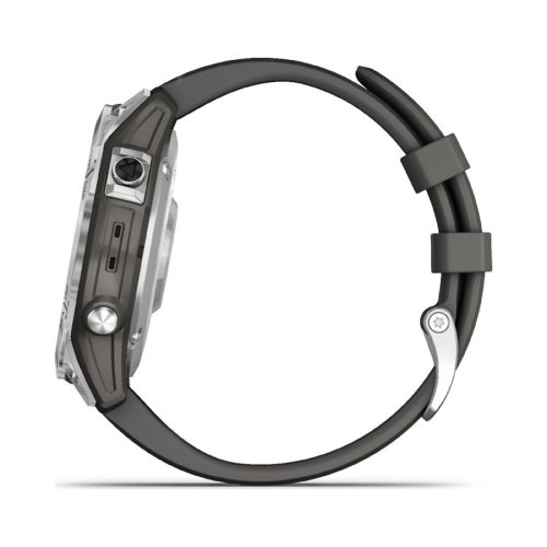 Смарт годинник Garmin Fenix 7 Silver with Graphite Band (010-02540-01)
