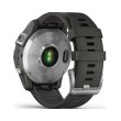 Смарт годинник Garmin Fenix 7 Silver with Graphite Band (010-02540-01)
