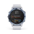 Смарт годинник Garmin Fenix 6 Pro Solar Edition Mineral Blue with Whitestone Band (010-02410-19)