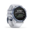 Смарт годинник Garmin Fenix 6 Pro Solar Edition Mineral Blue with Whitestone Band (010-02410-19)