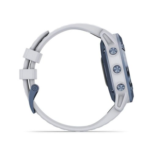 Смарт годинник Garmin Fenix 6 Pro Solar Edition Mineral Blue with Whitestone Band (010-02410-19)