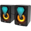 Акустична система 2.0, HAVIT HV-SK210 mini PRO USB 2.0 RGB Black (27177)