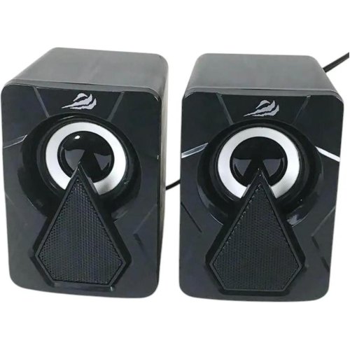 Акустична система 2.0, HAVIT HV-SK210 mini PRO USB 2.0 RGB Black (27177)