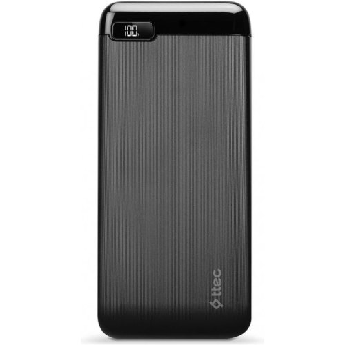 Зовнішній акумулятор Powerbank  Ttec 20000mAh PowerSlim Black (2BB184S)