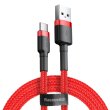Кабель Baseus Cafule Cable USB For Type-C 3A 1.0M Red