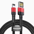 Кабель Baseus Cafule Cable USB For Lightning 2.4A 1.0M Red/Black