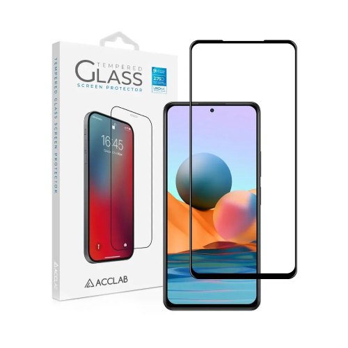 Захисне скло ACCLAB Full Glue для Xiaomi Redmi Note 10 Pro black