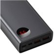 Зовнішній акумулятор Powerbank Baseus Adaman Metal 20000mAh, PD 65W, USB-C, 2xUSB QC 3.0, Black